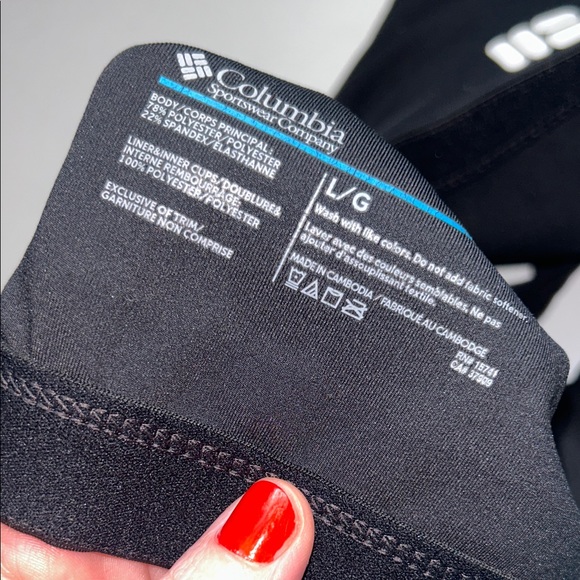 Columbia Women's Black Racerback Sports Bra-NWOT - Picture 3 of 3